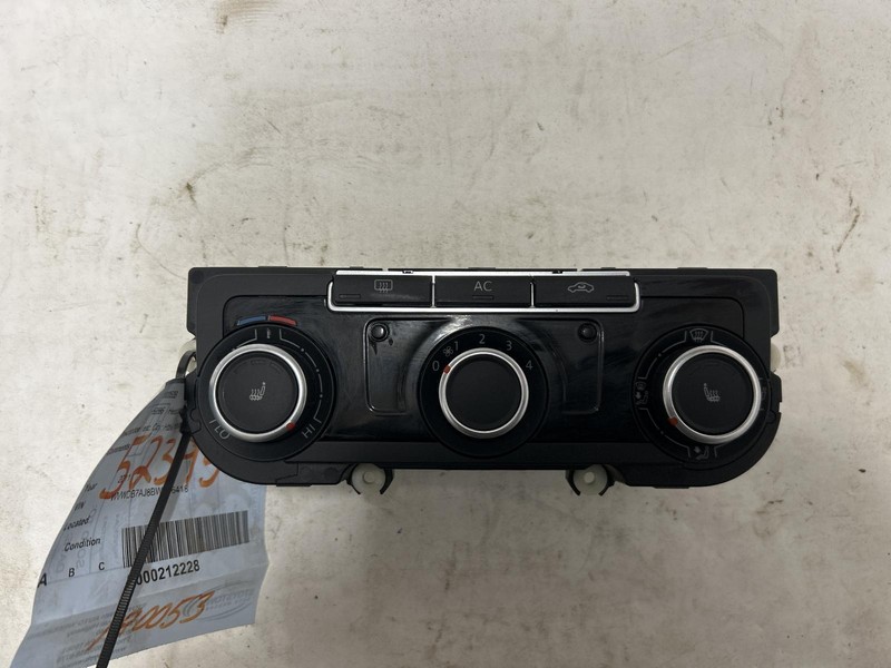 2011 VOLKSWAGEN GOLF Heat AC Controller Htbk manual temp control OEM 11