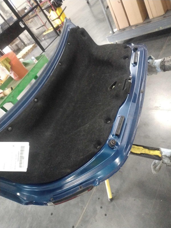 2014 Honda Civic Deck Lid Blue OEM Good Condition No Rust 4DR Sedan