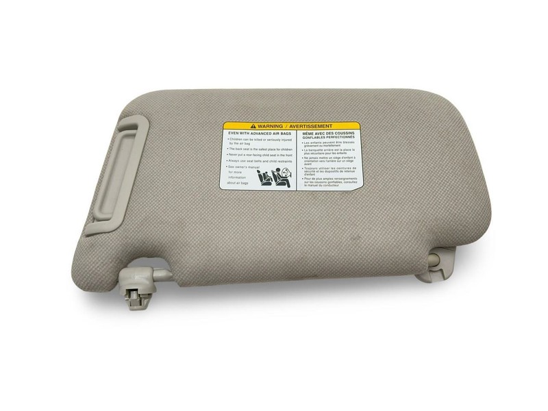 2013-2014 Nissan Sentra Right Passenger Side Sun Visor Gray