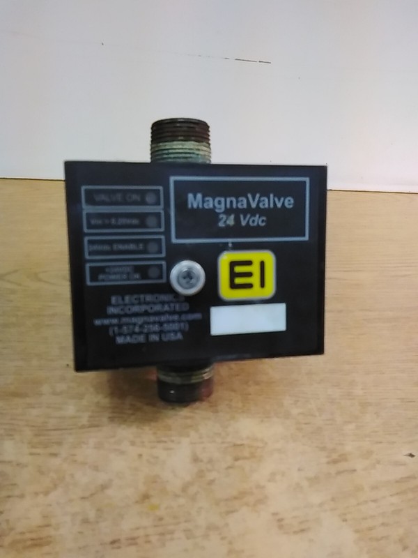 EI MagnaValve 24VDC Model # 576-24 Flow Control Valve P/N 999381