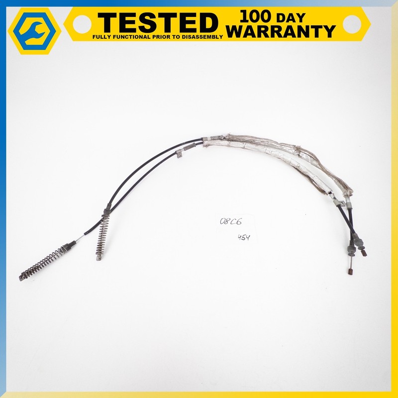 05-13 CHEVROLET CORVETTE C6 XLR REAR RIGHT & LEFT PARKING BRAKE CABLE OEM