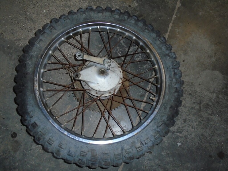 Yamaha Dirt Bike GT80 GT 80 Dirt Bike Enduro Rear Wheel Rim Spoked Hub Back 18"