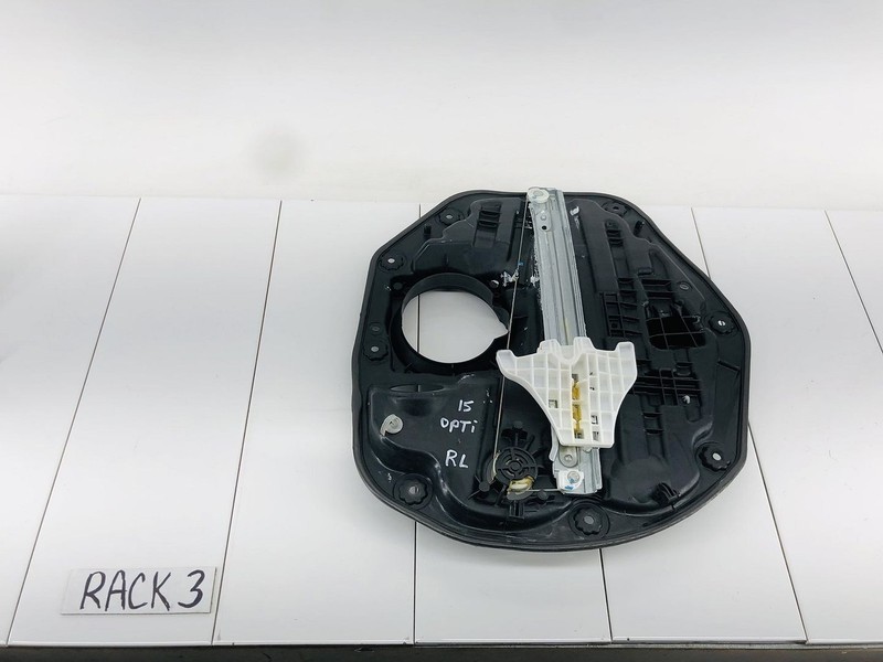 11-16 KIA OPTIMA REAR LEFT DRIVER SIDE DOOR WINDOW REGULATOR & CARRIER OEM