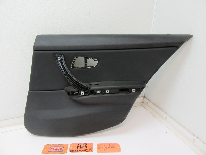 DOOR PANEL TRIM COVER INSIDE ARM REST PASSENGER SIDE BACK BLACK for BMW 335i 328