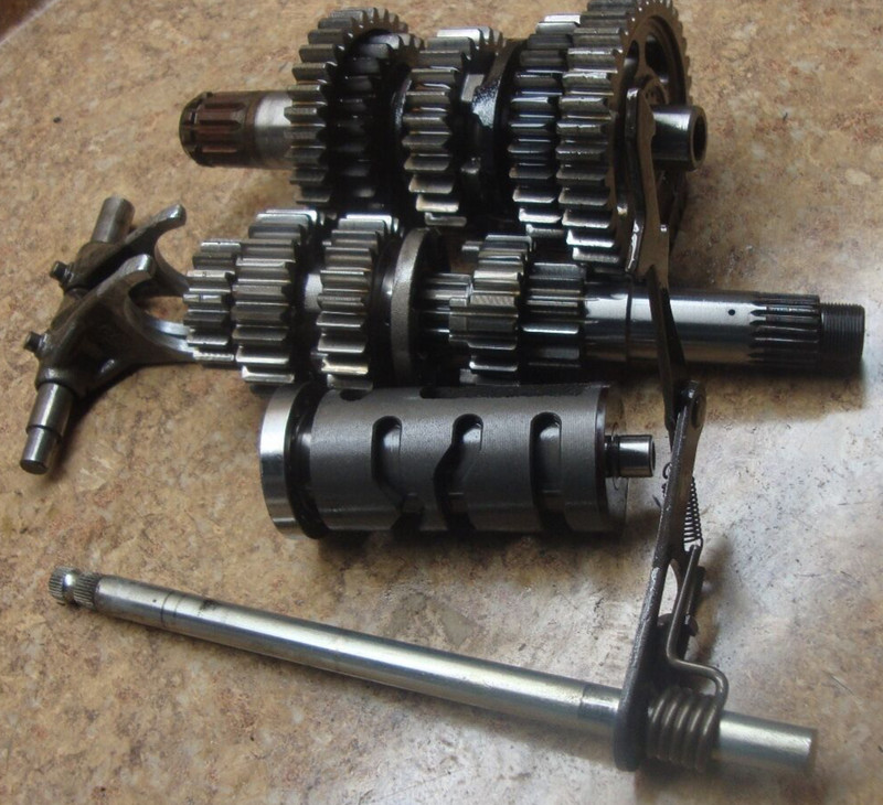 2005 Honda Shadow VT750 VT 750 Spirit Engine Motor Transmission Gears Shift Fork