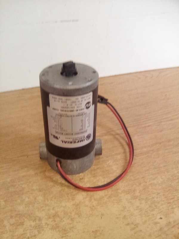 Imperial Electric SMD005 Permanent Magnet Motor .22HP, 2435RPM, 36VDC, 6.0 AMPS
