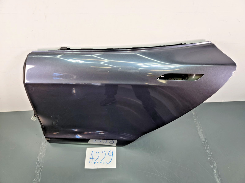✅ 16-20 OEM Tesla Model S Rear Left Driver Side Door Shell Panel Gray PMNG