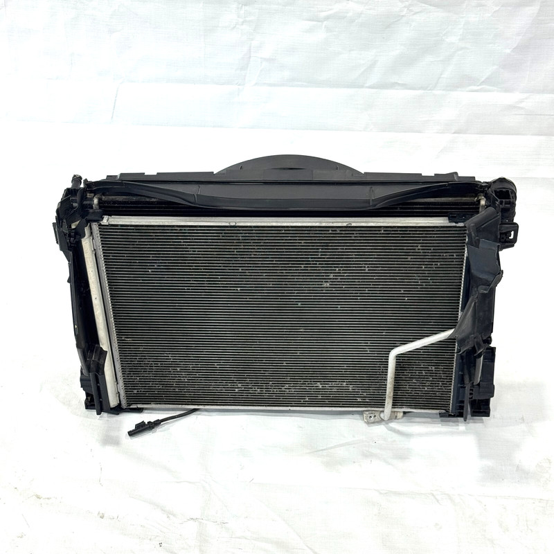 08-16 MERCEDES E350 C250 ENGINE RADIATOR CONDENSER COOLING FAN MOTOR OEM
