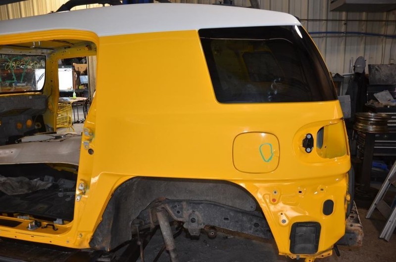 2007-2014 Toyota Fj Cruiser Yellow Driver Left Rear Quarter Panel