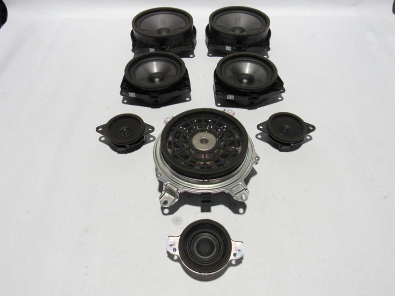 Lexus IS300 2020 Front Rear Door Audio Sound Speaker Woofer Set 8 PCS 14-21 ;