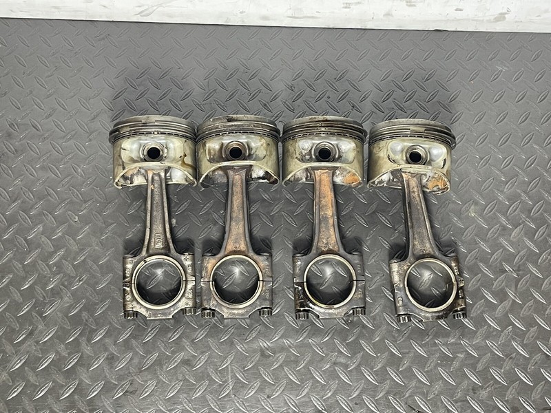 87-90 Porsche 924 944 S S2 NA 8 Valve 2.5L 4 Cylinder Engine Pistons Rods OEM