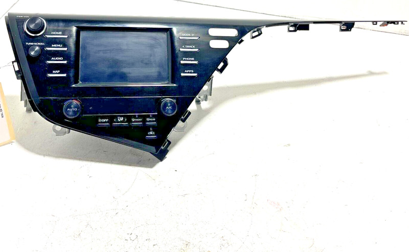 2019 TOYOTA CAMRY DASH RADIO NAVIGATION DISPLAY & CLIMATE CONTROL SWITCH OEM