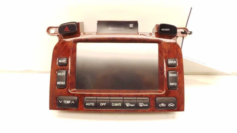 06-07 TOYOTA HIGHLANDER MULTIMEDIA INFORMATION DISPLAY SCREEN ASSEMBLY