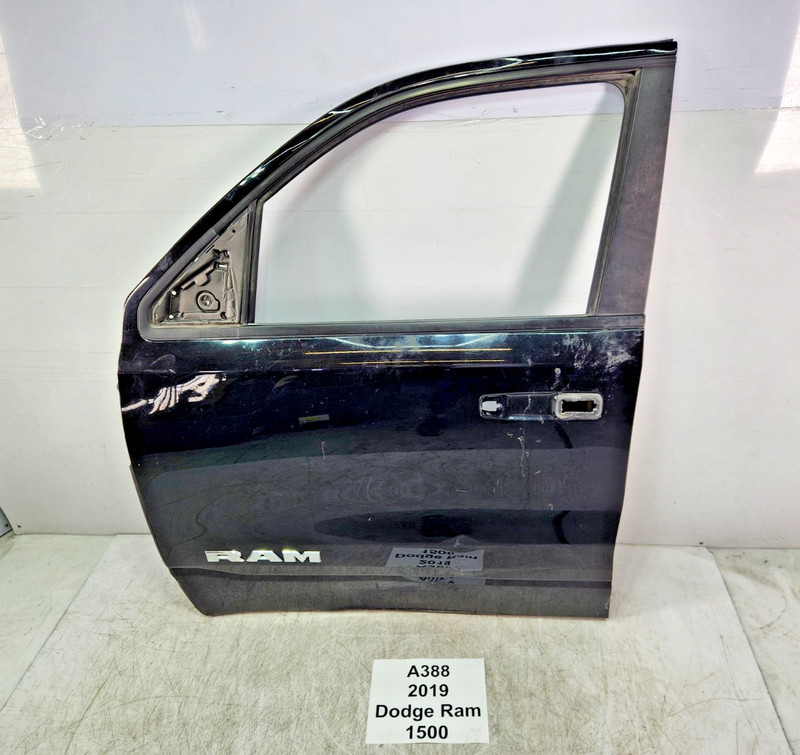 ✅ 19-24 OEM RAM 1500 Tradesman Front Left Driver Door Shell Black *
