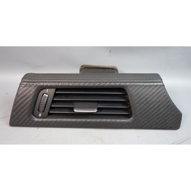 08-13 BMW E9x M3 Left Dashboard Carbon Leather Trim w/ Air Vent OEM