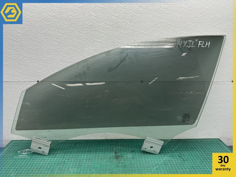 10-19 JAGUAR XJ XJR FRONT LEFT DRIVER SIDE DOOR WINDOW GLASS OEM