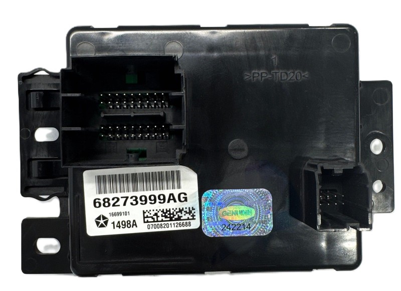 2017-2019 Jeep Compass Heater/AC Temperature Control Module 68273999AG OEM