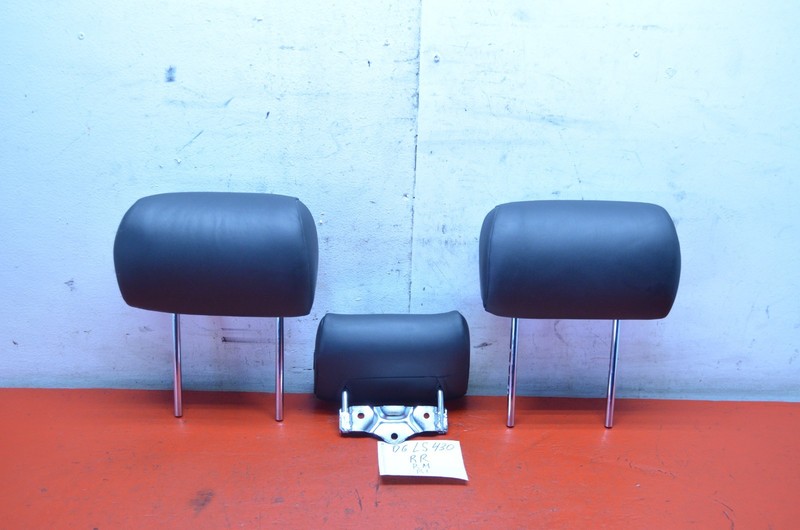 04-06 LEXUS LS430 REAR RIGHT / CENTER / LEFT SEAT HEADREST SET OEM