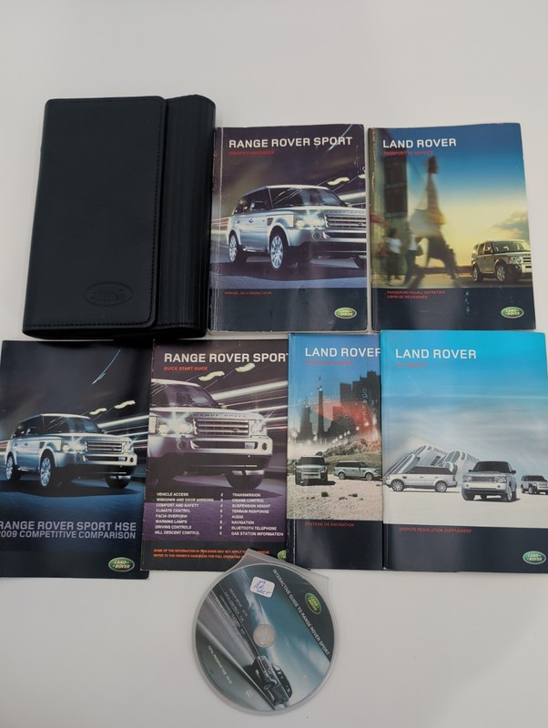 2009 Land Rover Range Rover Sport (SuperCharged)HSE Owners Manual + Navigation