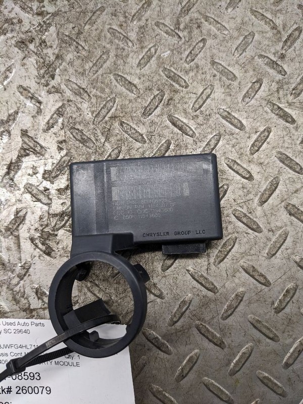 Chassis ECM Theft-locking VIN W 6th Digit Jk Body Fits 15-18 WRANGLER 1195009
