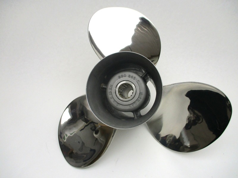 Michigan Wheel15 1/4 x 15 Pitch S.S.Prop 90-300 Hp Evinrude Johnson OMC