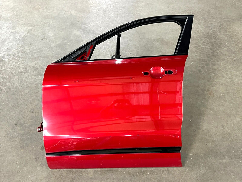 ⭐2017-2023 JAGUAR F-PACE FRONT LEFT EXTERIOR DOOR PANEL SHELL RED OEM LOT2566