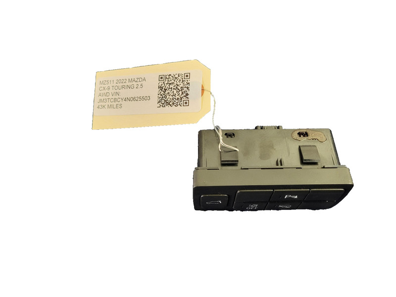 Used Oem Mazda Lane Assist & Traction & Trunk Release Switch for 2020-2023 CX-9