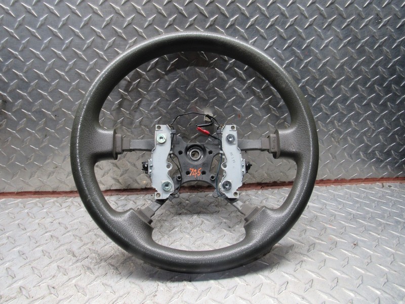 2007 KIA SPECTRA STEERING DRIVER WHEEL LEATHER BLACK EX SDN 4CYL 2.0L
