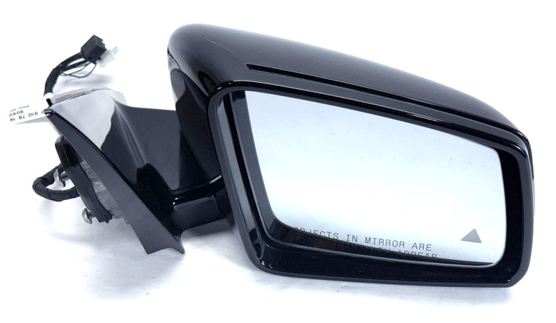 ✅ 06-16 MERCEDES-BENZ E350 OEM FRONT RIGHT SIDE DOOR MIRROR Blind Spot BLACK 040
