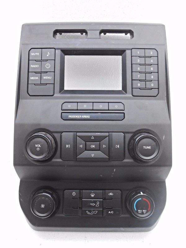 OEM Ford F-150 Radio Temperature Control Panel Faceplate -Scratches