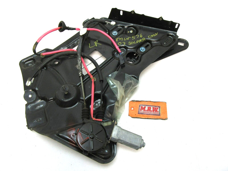 WINDOW MOTOR REGULATOR POWER QUARTER GLASS LH REAR for SOLARA CONVERTIBLE 00-03