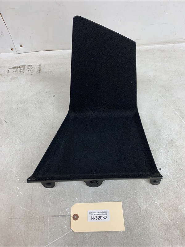 20-22 Tesla Y Rear Trunk Right Side Pocket Bracket Trim 1492956-00-C 32032 U16