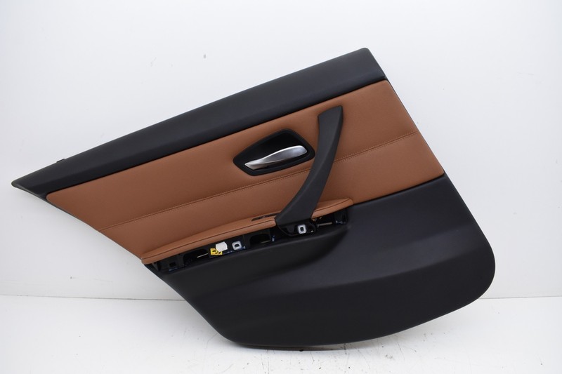 2011 BMW 3-SERIES E90 328xi REAR LEFT INTERIOR DOOR CARD PANEL OEM BROWN KW39