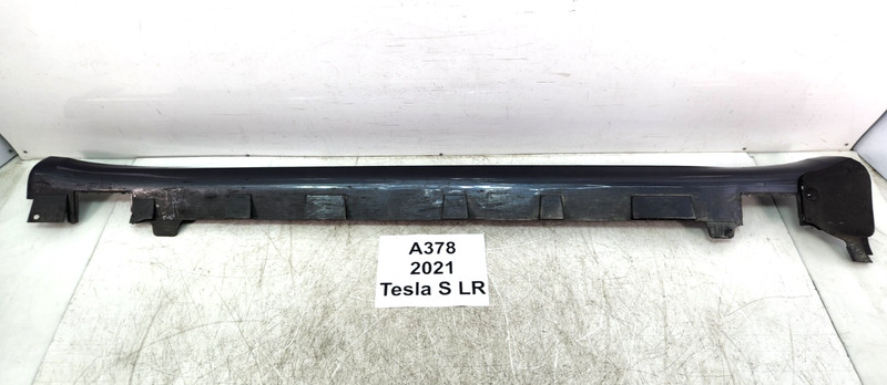 ✅ 21-25 OEM Tesla Model S Left Driver Side Skirt Rocker Panel Shell Gray*