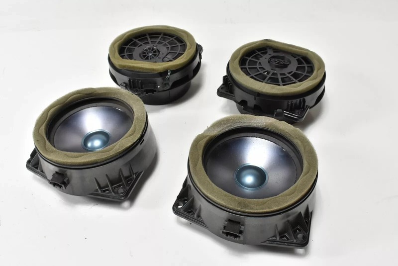 03-09 Mercedes CLK500 CLK550 Complete Door Sound Audio Speakers Set of 4 OEM