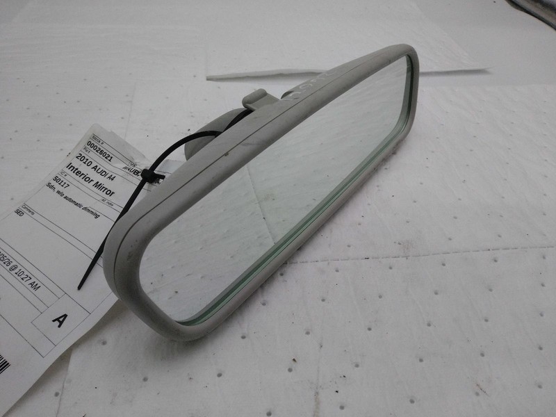 2010 Audi A4 Interior Rear View Mirror Black OEM 8D0857511A4PK 124K Miles