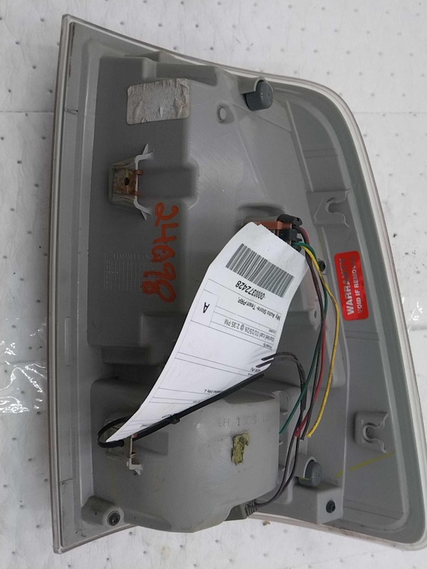 Used Left Tail Light Assembly fits: 2014 Ram Dodge 1500 pickup LED chrome trim L
