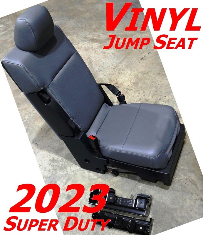 VINYL Front Center Jump Seat Console Armrest 2 DR Ford Super Duty SuperDuty OEM