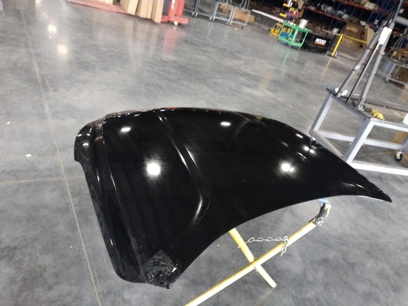2019 Hyundai Santa Fe OEM Black Hood Panel, Used, 91K Miles, Warranty