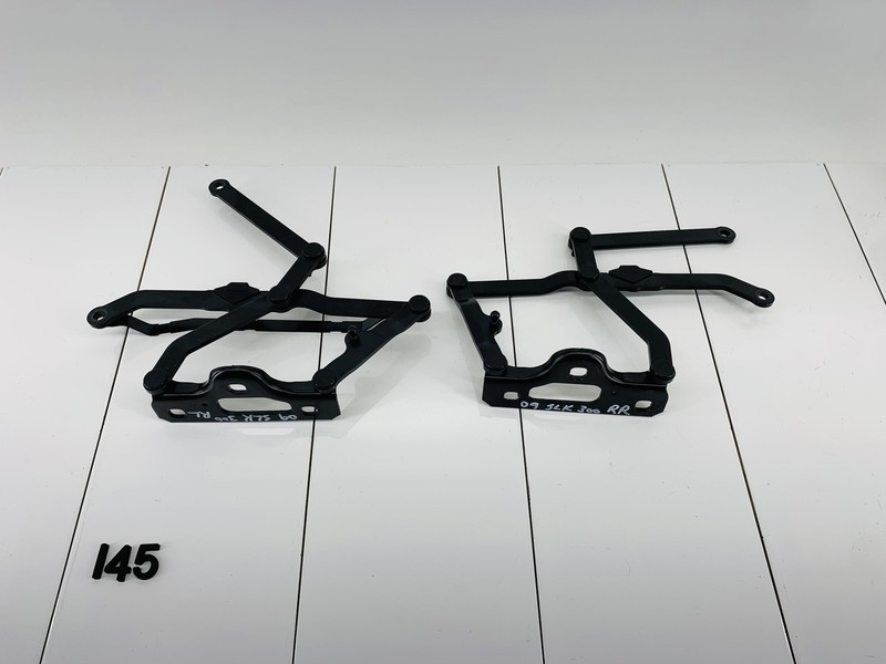 09-11 MERCEDES BENZ SLK300 REAR RIGHT & LEFT SIDE TRUNK LID HINGE SET OF 2 OEM