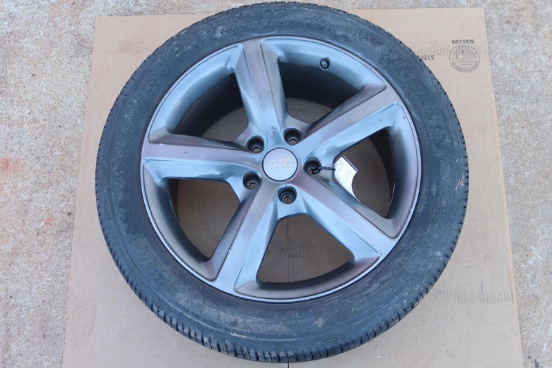 2007-2015 AUDI Q7 WHEEL RIM TIRE MICHELIN 275/45 R20 20X9 ET60 ALLOY 5 SPOKE OEM