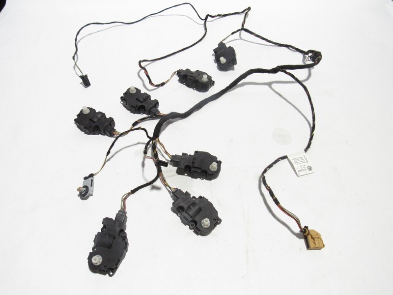 Volkswagen Touareg 2015 Heater Flap Blend Motor Wire Harness Set 7 PCS 11-17 *#4
