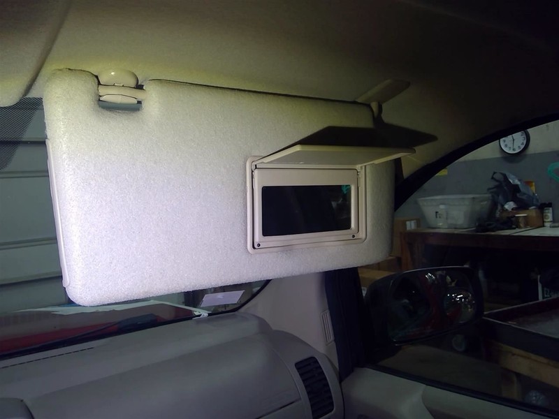 Passenger Sun Visor Without Illumination Fits 05-12 FRONTIER 1780449