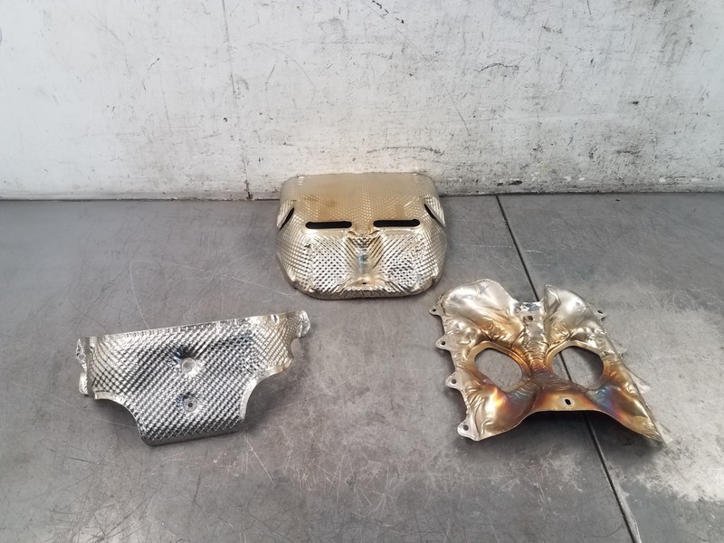 2017 Mercedes AMG C 63 S M177 4.0L Exhaust/ Turbocharger Heat Shields #3490 K3