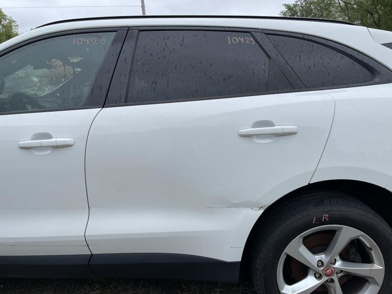 2017-2020 Jaguar F-Pace Left Driver Side Rear Door White Dent
