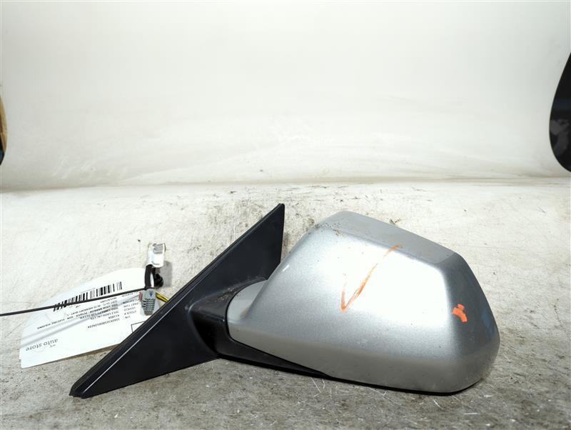 2013 Cadillac CTS Left Door Mirror Assembly Silver OEM Used 344951 117K Miles
