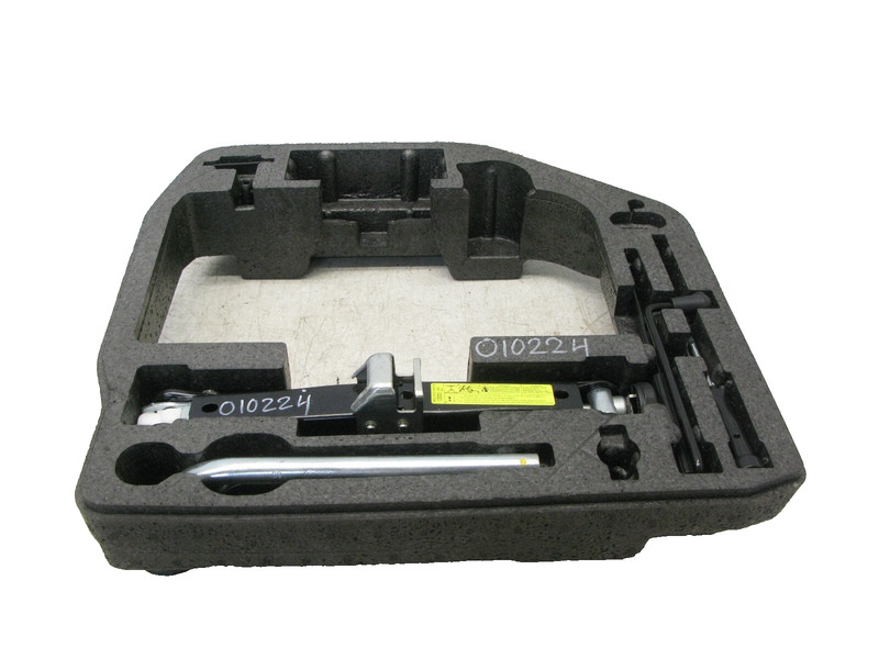 08-17 AUDI B8 A4 8T A5 S5 FOAM HOLDER TOOL KIT JACK EMERGENCY TRUNK KIT OEM 0102
