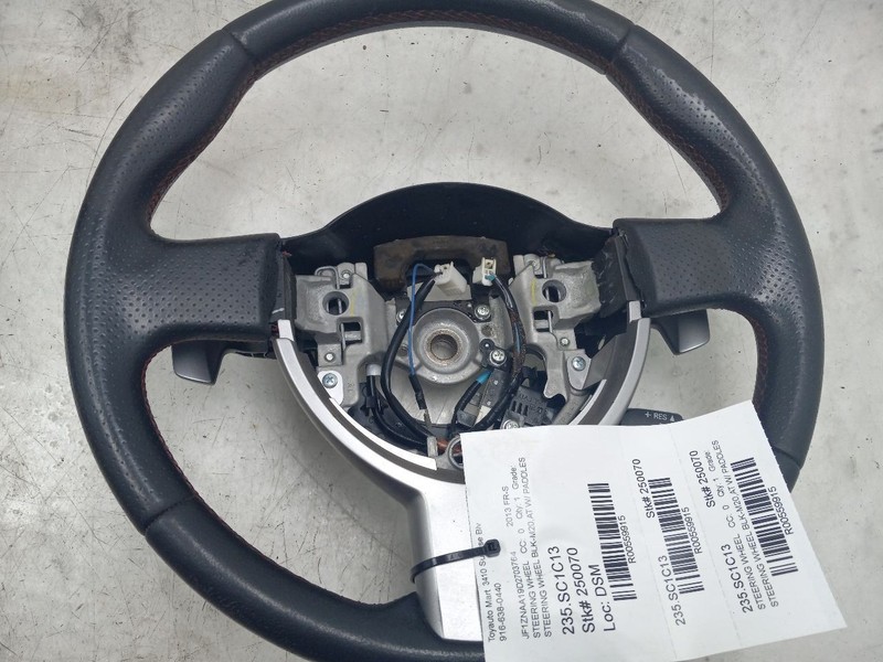 13 SCION FR-S STEERING WHEEL WITH PADDLES BLK-M20