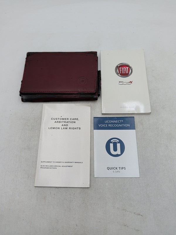 2016 Fiat 500X 500 X Owners Manual User Guide With Case Free Shipping