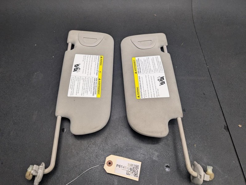 2PC Right + Left Sun Visors Set 2019 Infiniti Q50 96401-5CH0A 2018 2020 - 2024